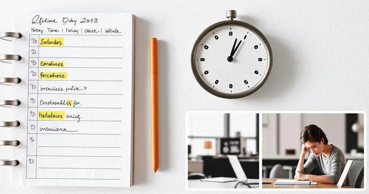 Creating a Time-Saving Daily Routine